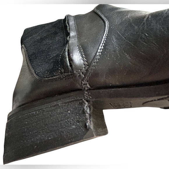 Sam Edelman Tall Black Leather and Suede Women's Patton Riding Boots Size 8.5 - Picture 16 of 16